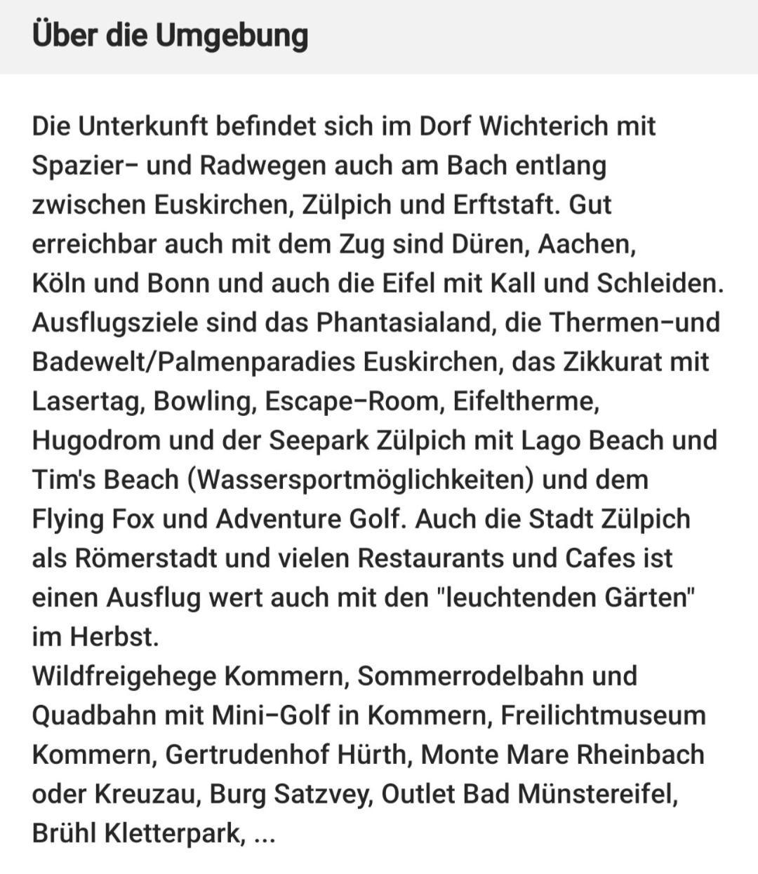 Private 1-2,5 -Zimmer-Wohnung Mit Terrasse Zulpich Buitenkant foto